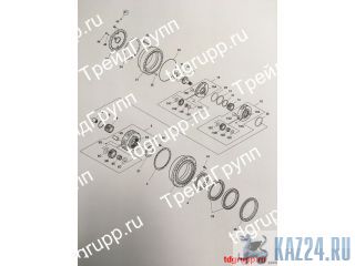 404-00098   (travel reduction) Doosan DX300LC 