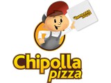 Логотип Chipolla pizza, служба доставки пиццы